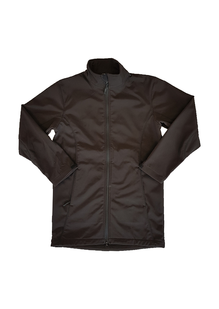 Newlands College Long Length Soft Shell Jacket Black | Newlands College